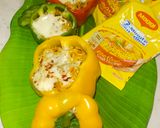 સ્ટફ્ડ ચીઝી મેગી કેપ્સીકમ (Stuffed Cheese Maggi Capsicum Recipe in Gujarati) રેસીપી સ્ટેપ8ફોટો