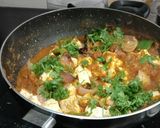 A picture of step 4 of Kadhai Paneer.