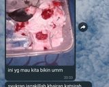 Foto langkah ke 7 dari resep Es Krim Strawberry Homemade.