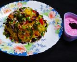 A picture of step 4 of Rangeela Rice.
