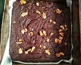 A picture of step 4 of Eggless Chocolate Walnut Brownie.