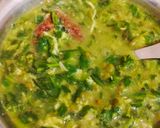 A picture of step 5 of Dal bhaji.