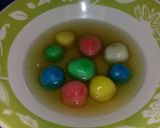 Foto langkah ke 7 dari resep Wedang ronde pelangi.
