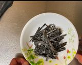 A picture of step 2 of 2020 Japanese New Year Soup (my family).