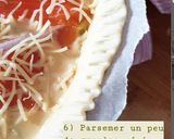 Une image de l'étape 6 de Quiche saumon poireaux.