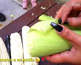 A picture of step 2 of Easy Blender Corn Tamales.