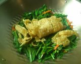 韭菜炒豆皮的食譜步驟5照片