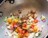 A picture of step 2 of Drumsticks Pumpkin cabbage Curry.
