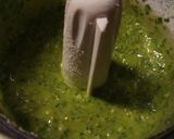 A picture of step 2 of Spaghetti with walnut and pistachio pesto.