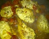 A picture of step 5 of Chicken cacciatore.