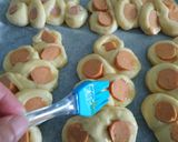 Hình bước làm 5 của món Bánh mì xúc xích phô mai