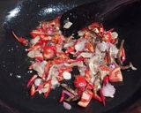 Foto langkah ke 4 dari resep Tumis Bunga Pepaya & Teri Anti Pahit.