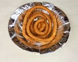A picture of step 5 of Jalebi Chat.