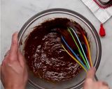 A picture of step 1 of Chocolate hazelnut mug cqkes.