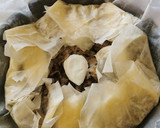 Une image de l'étape 6 de Tarte croustillante aux champignons, courgettes et mozzarella.