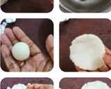 A picture of step 8 of Modak/ Kozhukattai with Coconut and Jaggery.