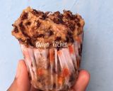 Foto langkah ke 8 dari resep Bolu Kukus Pisang (no telur, no mixer).