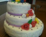 صورة لخطوة 19 من وصفة كيكة ٣ طوابق🎂🎂🎂