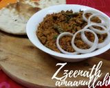 A picture of step 3 of Dum Ka Kheema Pav.