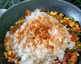 A picture of step 4 of Veggie Masala Poha/Flattered Rice.