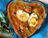 A picture of step 11 of Egg Masala Curry.