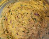 A picture of step 4 of Punjabi Pakora Kadhi.
