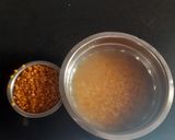 A picture of step 1 of Dal dhokli.