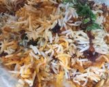 A picture of step 5 of Prawns Biryani.