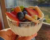 รูปขั้นตอนการทำที่ 6 ของ เต้าฮวยฟรุ๊ตสลัด (milk pudding with fruit salad)