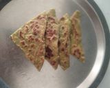 A picture of step 11 of Palak-Peas-Paneer Paratha.