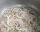 A picture of step 1 of Tarka rice.