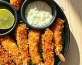صورة لخطوة 9 من وصفة جمبري مقلي بالبانكو 🍤