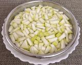 A picture of step 1 of Lauki (Bottlegourd) Stir Fry.