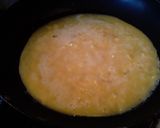 Foto del paso 4 de la receta: Omelette de plátano maduro para desayunar... 😘🍌🧀🥓🥚🍳🍌😘
