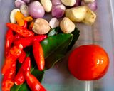 Foto langkah ke 1 dari resep Lodeh Terong dan Kacang Panjang.
