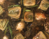 Foto del paso 5 de la receta: Arroz con alcachofas, judía redonda y pollo