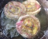 A picture of step 5 of Multi colored mathri.