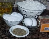 A picture of step 1 of Zeera biscuits.