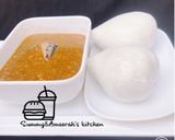 A picture of step 1 of Tuwo Miyan kubewa.