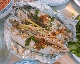 Hình bước làm 2 của món Cá nướng cuốn bánh tráng