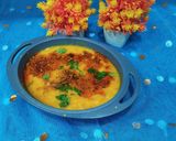 A picture of step 8 of Gujarati Toor dal.