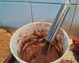 Foto del paso 3 de la receta: Torta Combinada Rellena con Chocolate, Crema Pastelera y Frutal