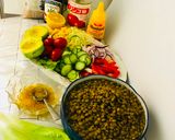 Foto del paso 3 de la receta: Ensalada de lentejas y legumbres