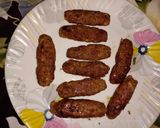 A picture of step 12 of Reshmi kabab Roll.