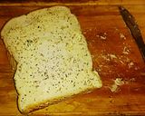 A picture of step 3 of Tex's Chicken, Cheese, and Red Onion Toastie, Jaffle, Sanga.