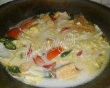 Foto langkah ke 2 dari resep Sawi Putih & Tahu Masak Santan.