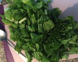 Hình bước làm 1 của món Cải canh nấu thịt