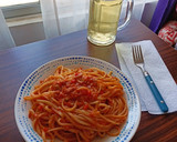 Foto del paso 4 de la receta: Fideos con salsa con pocos recursos..