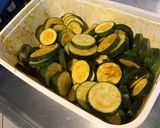 Une image de l'étape 5 de Courgettes au beurre de chorizo,curry et pavot bleu (recette plancha).