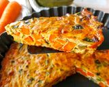 Une image de l'étape 5 de Quiche sans pâte carottes courgettes.